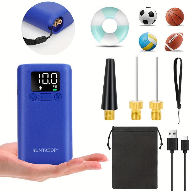 Automatisk Boldpumpe med 20 PSI og LED Lys til Sport