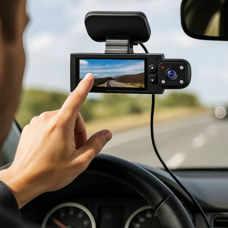 Avanceret Dobbeltlinse Dashcam med 1080p og WiFi