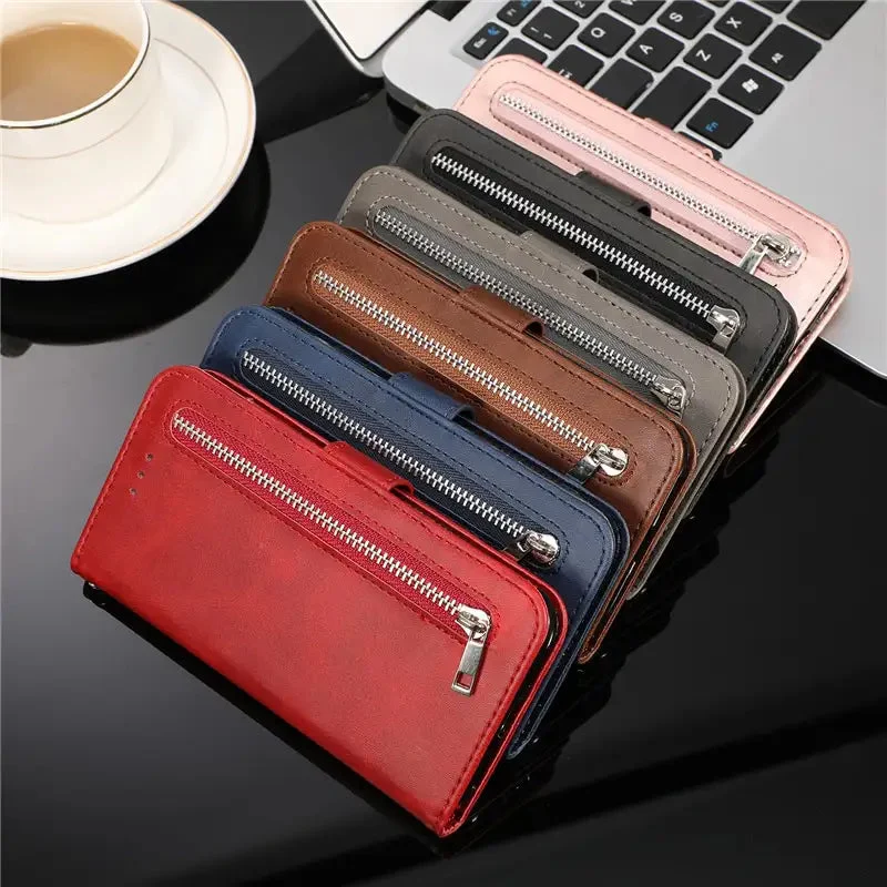 Elegant og Holdbar Smartphone Etui med Lynlås til Galaxy
