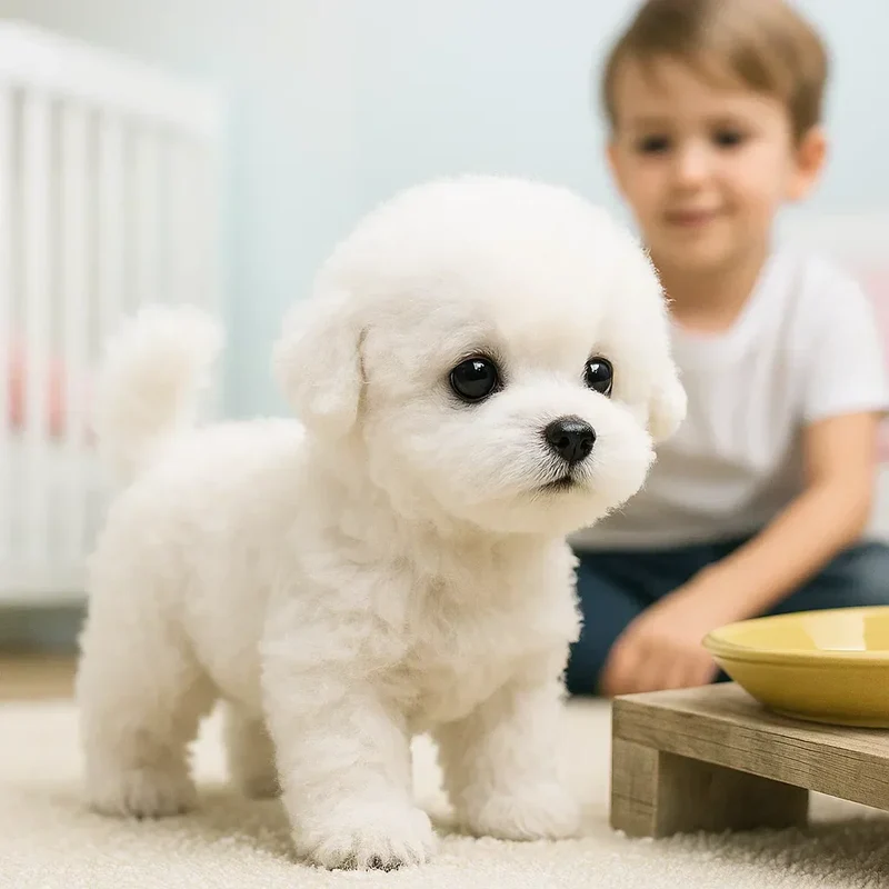 Interaktiv Plys Hund til Børn og Voksne - Livagtig og Blød