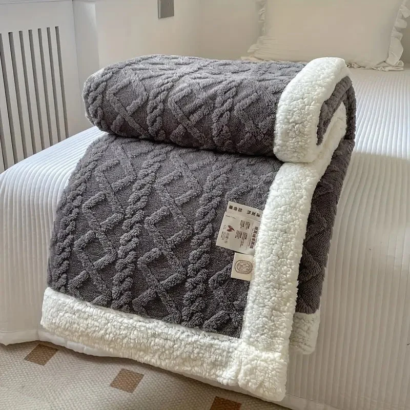 Ekstra Blødt Sherpa Tæppe - Ultimativ Komfort & Stil