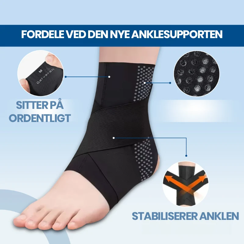 Komfortabel Ankelstøtte med Justerbar Kompression til Børn