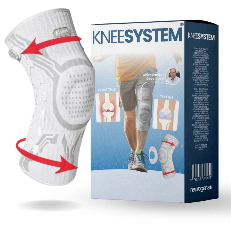 Knæbandage med Ergonomisk Design for Overlegen Støtte