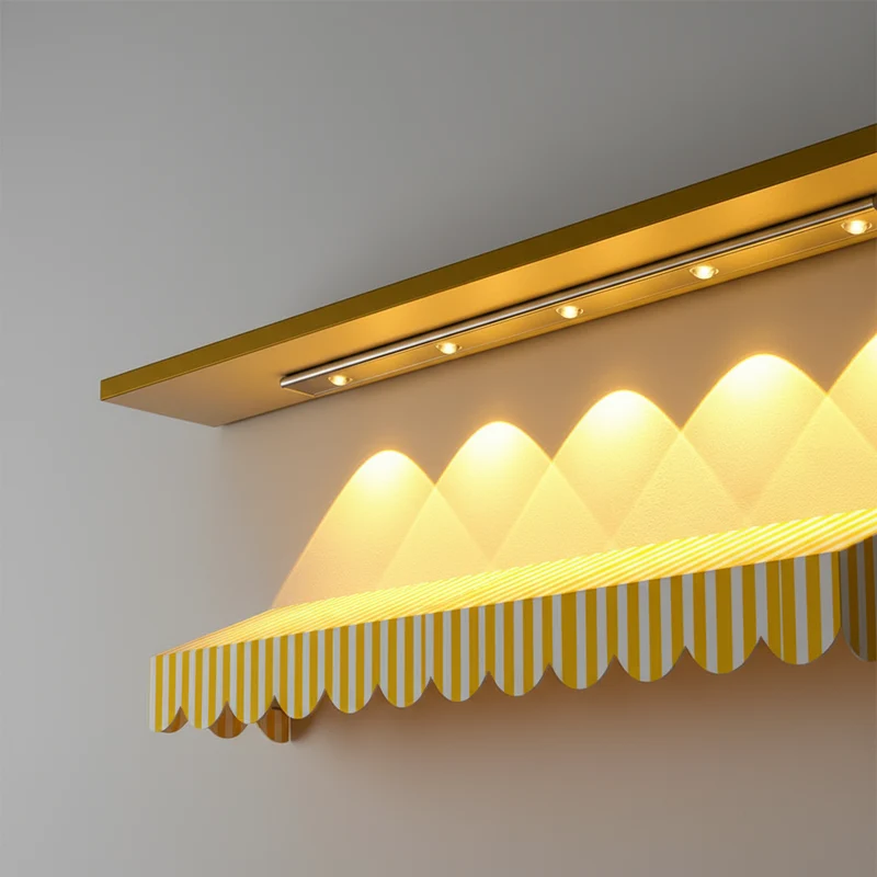Genopladelig LED-lysbar med bevægelsessensor og justerbar lys