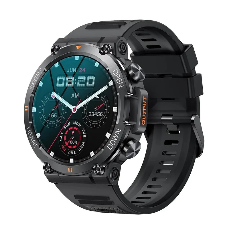 Smartwatch med HD skærm og Bluetooth til mænd