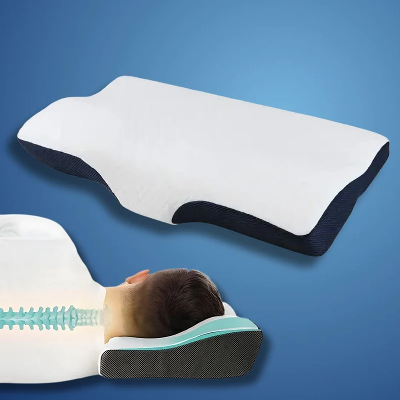Ergonomisk Nakkepude med Memory Foam for Bedre Søvn