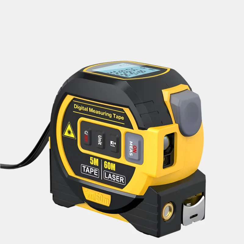 Præcist Digitalt Laser Målebånd med Automatisk Lås