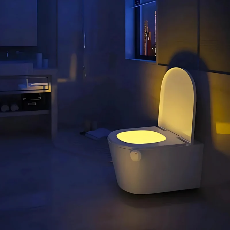 Bevægelsessensor LED Lys til Toilet – Automatisk Natlys