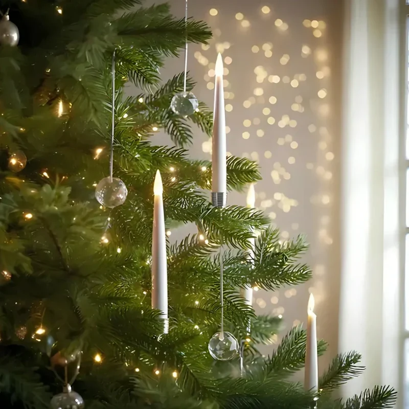 Flakkende LED Juletræslys – Sikker og Hygge Skabende
