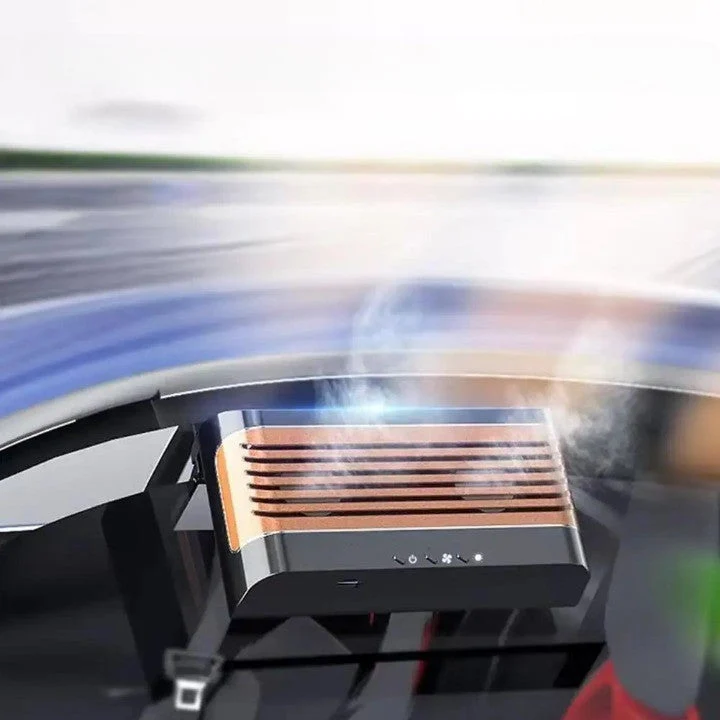 Luftrensningssystem Solcelledrevet Bilventilator