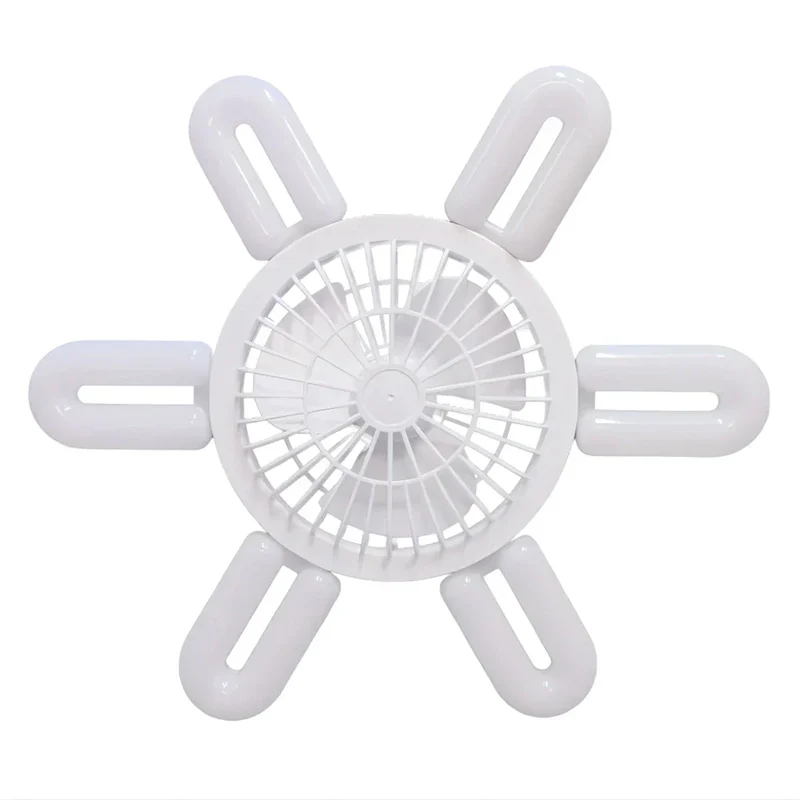 Stille Justerbar Fjernbetjening Loft Foldebar Ventilator Lampe