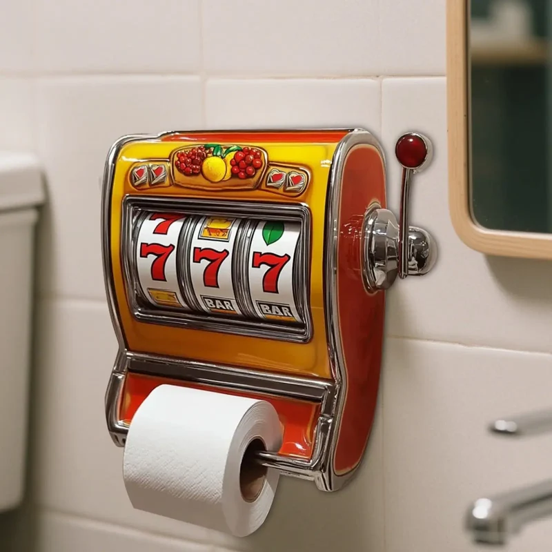 Slotmaskine toiletpapirholder