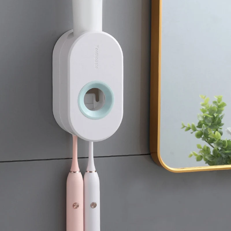 Elegant Væghængt Tandpastaholder Dispenser