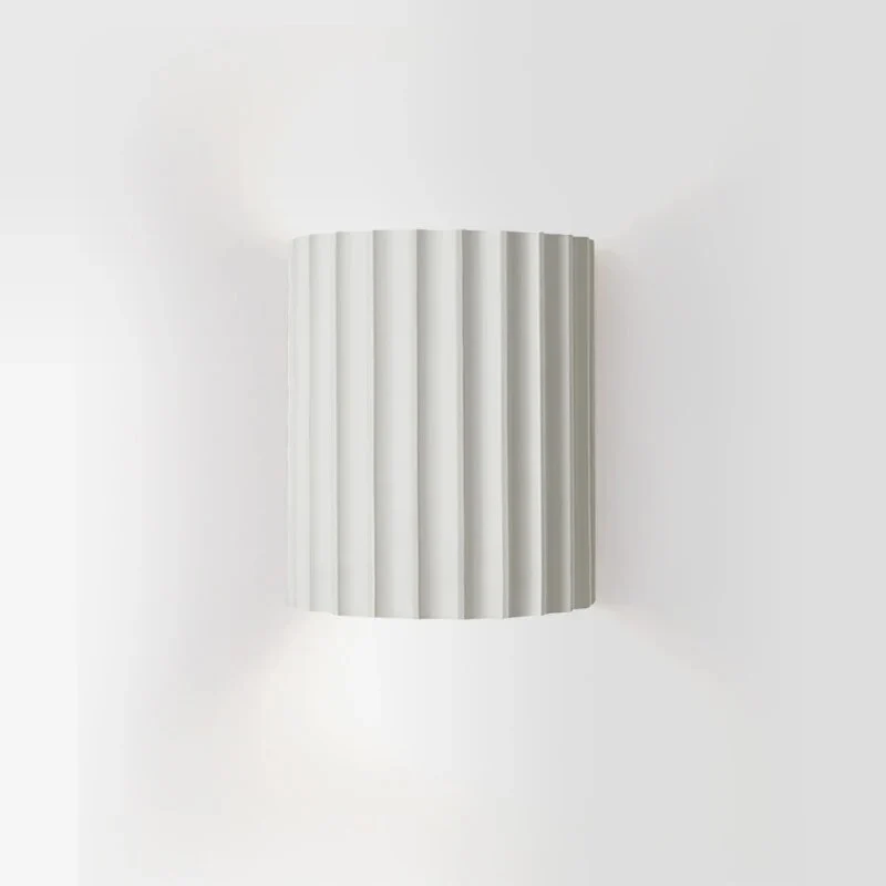 Elegant LED Væglampe i Kunstnerisk Harpiksdesign