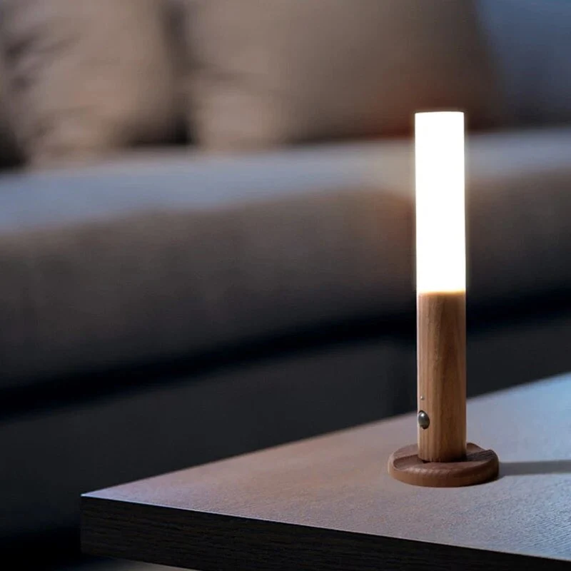 Elegant Trådløs Væglampe med Bevægelsessensor og USB Opladning