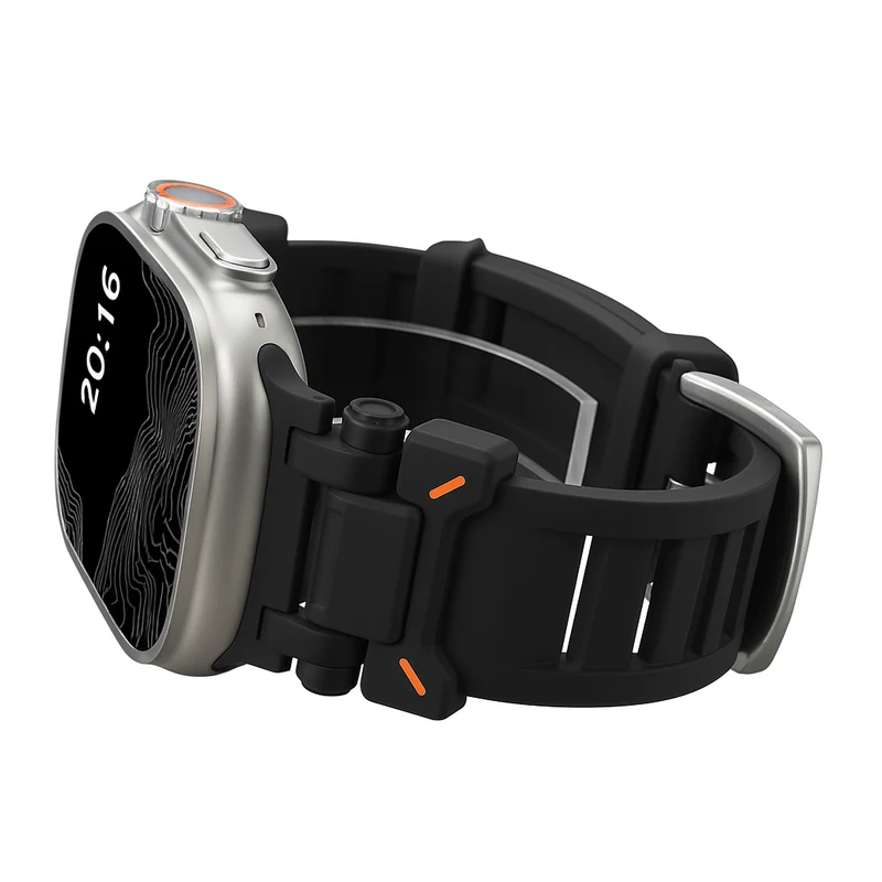 3D Silikone Urrem til Apple Watch – Komfort & Stil