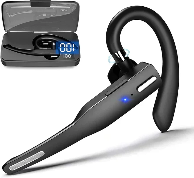 Trådløst Bluetooth headset med støjreduktion til klar kommunikation