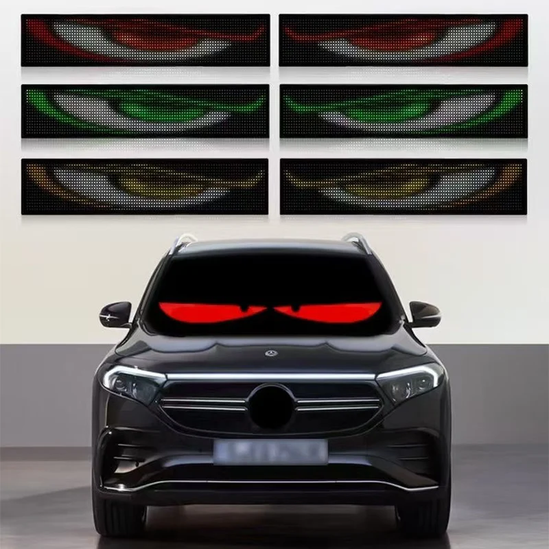 Programmabel LED-display til bilen til effektiv kommunikation