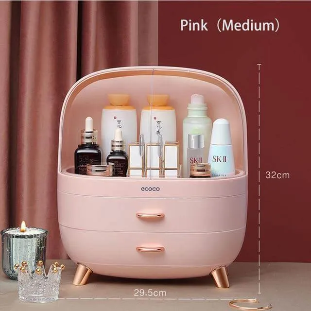 Storingsboks til make-up med stor kapacitet elegant organizer