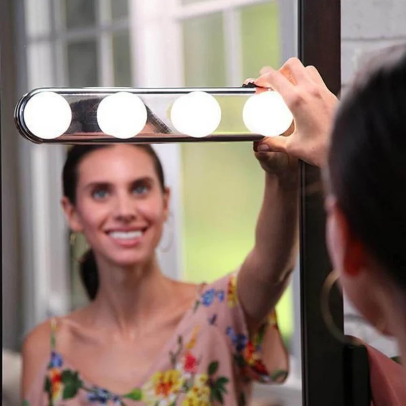 Hjem Make-Up Badeværelse Sugekop Lampe Lys