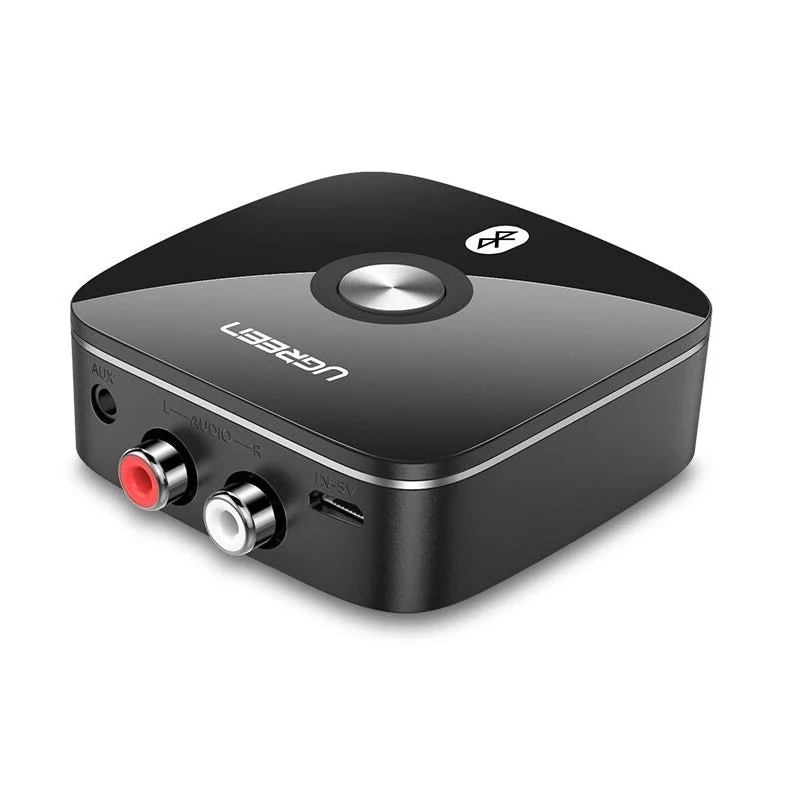 Bluetooth 5.0 Trådløs Audio Modtager | Lav Latens, Understøttelse af To Højttalere & Ideel til Hjemmebiograf og Spil