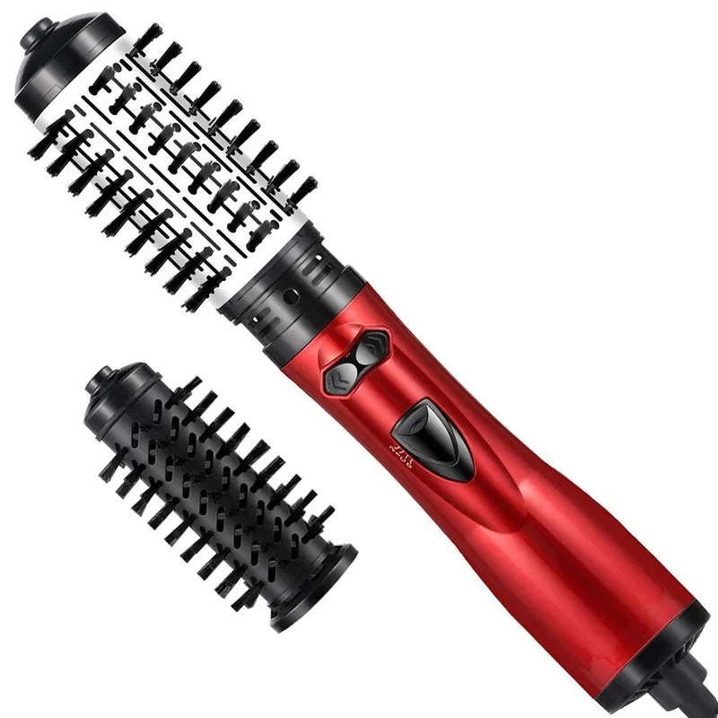 Effektiv Hårstyling: 2-i-1 Rotationsføntørrer & Volumizer